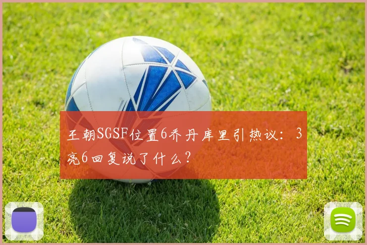 王朝SGSF位置6乔丹库里引热议：3亮6回复说了什么？